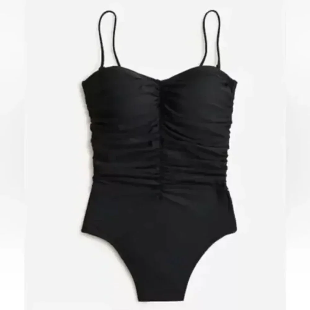 J. Crew black ruched